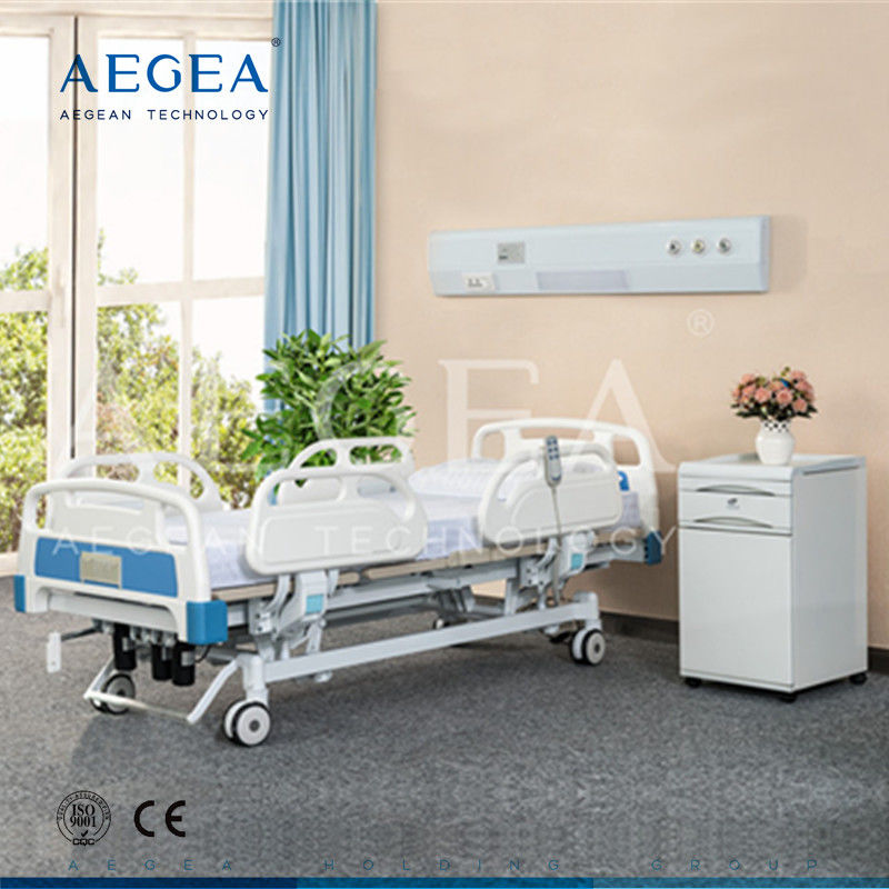 Bezirkmöbel des Krankenhauszimmers AG-BY104 mit elektrischem und manuellem reizbarem justierbarem Bett für Verkauf