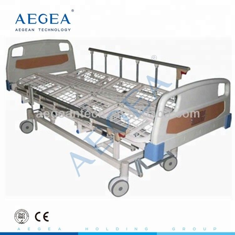 Maschenbett der Handläufe der Al-Legierung AG-BM501 verschalt breathable Gesundheitswesen benutzte elektrische drehende Krankenhausbetten